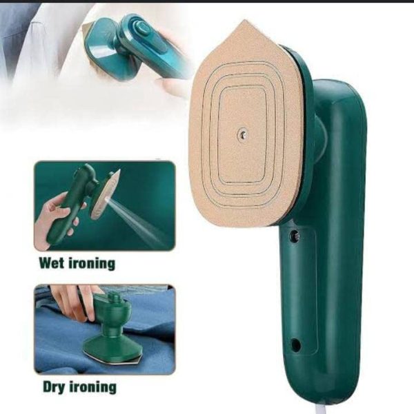 Portable Mini Electric Steam Iron – Handheld Garment Steamer For Clothes | 40w Ceramic Soleplate, Travel-friendly, 80ml Water Tank